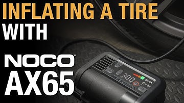 How to Inflate Tires with NOCO AX65