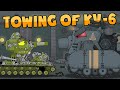 Towing of KV-6 - Cartoons about tanks