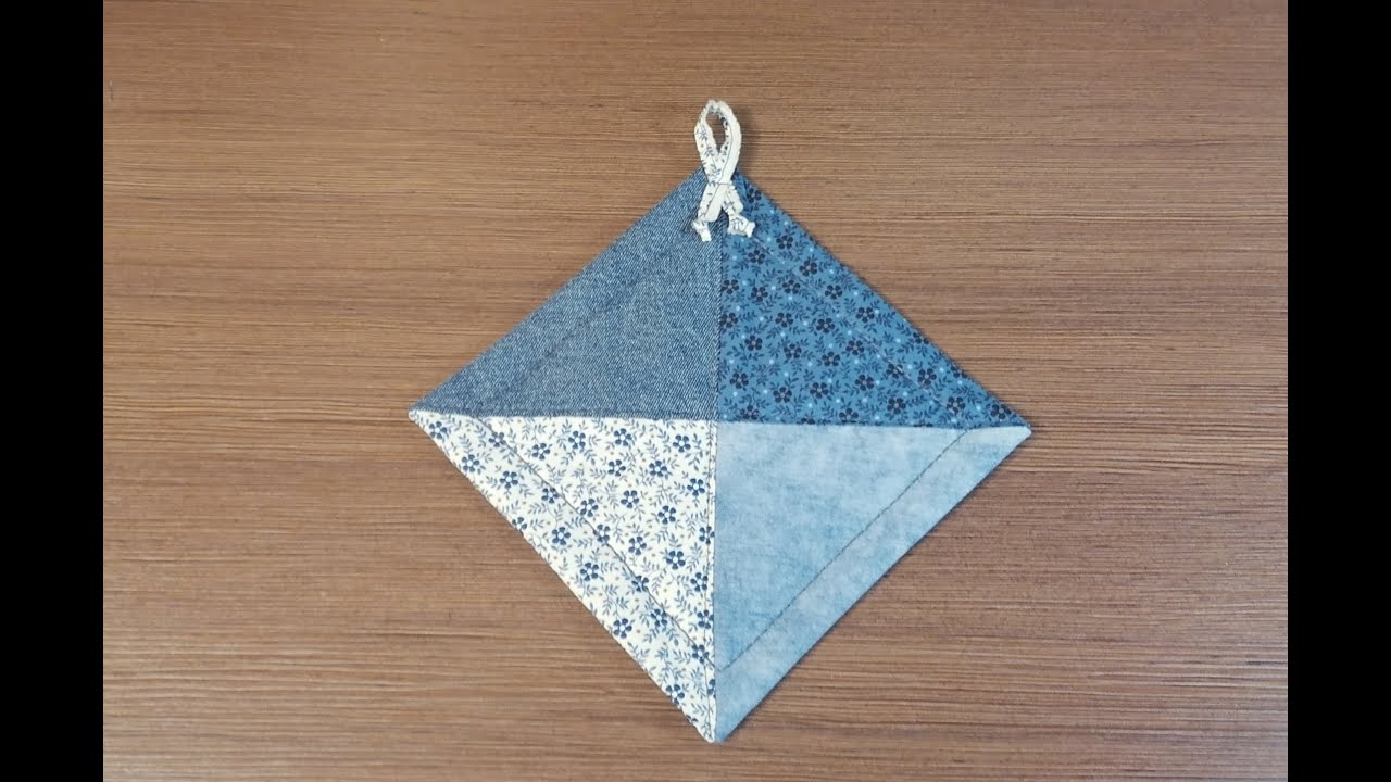 Кухонная прихватка из джинсов.