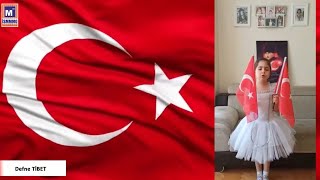 Defne Tibet 23 Nisan Kutlama Mesajı