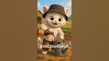 Mèo Em Tưới Rau Bằng Nước Mắm Và Cái Kết Hài Hước. #meononla #cat #meow #mèo #ai