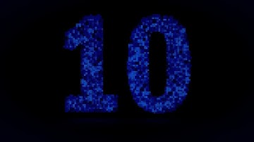 Learn Number 10 on 3d Color Balls | Sparta Ascii Art Effects (sponsored by preview2effects)