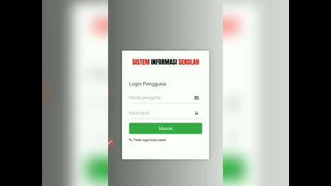 Tutorial menggunakan Aplikasi SISKA