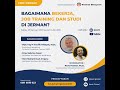 Webinar Karirglobal Bagaimana Bekerja, Job Training dan Studi di Jerman