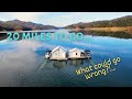 Transporting a floating house on open water 