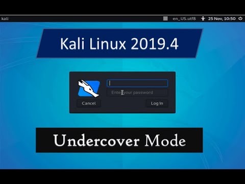 Kali-Undercover command not