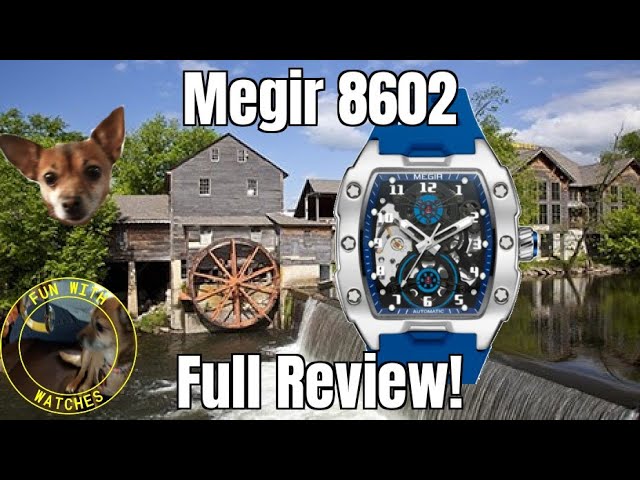 【早い者勝ち】MEGIR 8602 自動巻き 機械式腕時計 メンズ 高級モデル Megir 8602 Automatic Watch Review - YouTube
