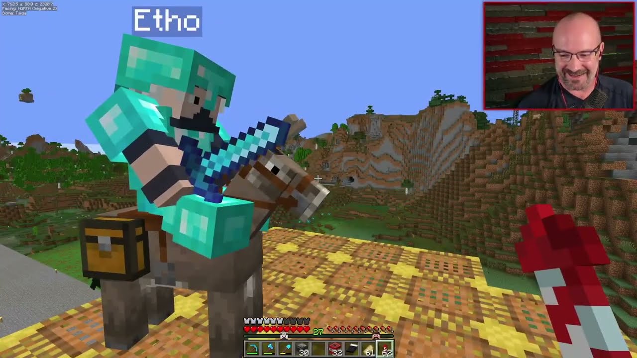 Tango сносит самую большую гору на Hermitcraft!! Вместе с Etho и xBcrafted