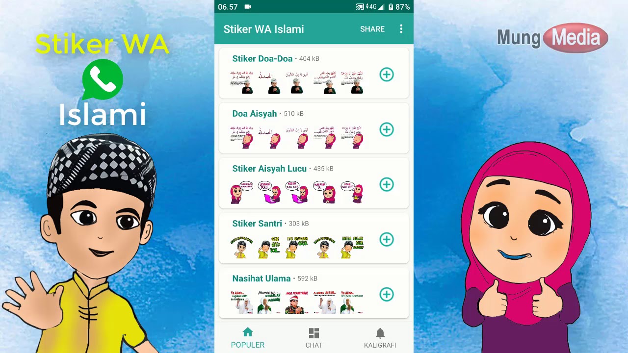 Cara Menggunakan Stiker Whatsapp Islami Download Di Playstore