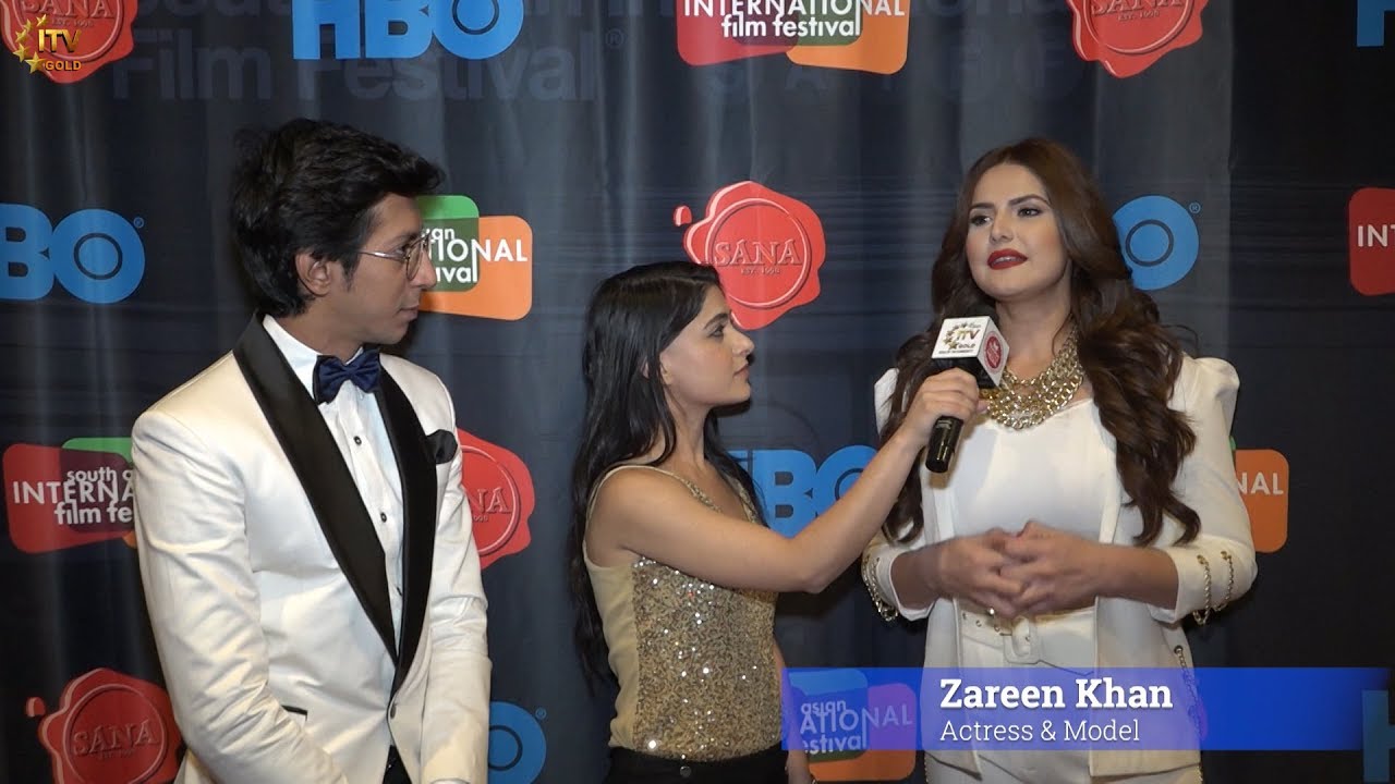 Zareen Khan and Anshuman Jha - HBOs 16th Annual South Asian Film Festival 2019