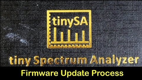 tinySA Firmware updating process