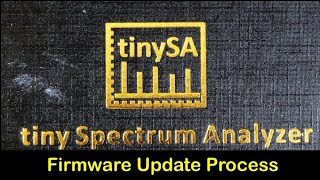 tinySA Firmware updating process screenshot 5