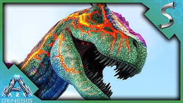 TAMING UP MORE VOLCANIC X-REXES & USING THE TEK GRENADE LAUNCHER! - Ark: Genesis [DLC Gameplay E44]