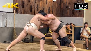 🤼 Sumo Wrestlers Fight In Tokyo - Lunch Experience With Sumo 🇯🇵
