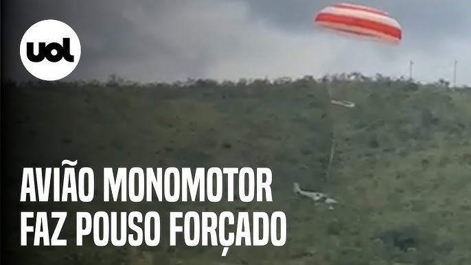 Vídeo: avião com seis pessoas cai em Sabará, em MG