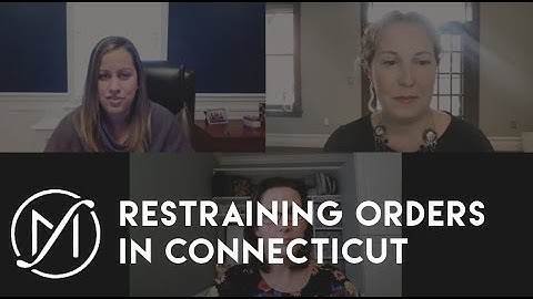 Restraining Orders In Connecticut
