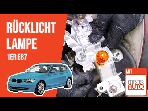 Wie BMW 1er E87 Rücklicht Lampe wechseln 💡 