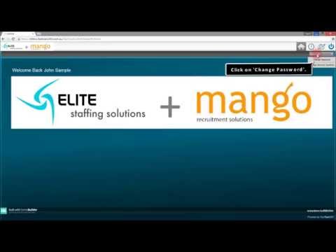 How to change your password on Elite Staffing Solutions' Online Portal