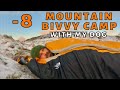 SUB ZERO BIVVY CAMP - Hart Crag Summit Lake District UK - The North Face Assault Bivy Wild Camping