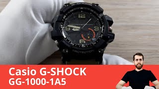 Обзор часов Casio G-SHOCK GG-1000-1A5 из серии Mudmaster