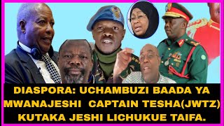DIASPORA: UCHAMBUZI BAADA YA HOTUBA YA  CAPTAIN TESHA BISHOP MPEMBA , DKT.SLAA WAPIGA NONDO NZITO .