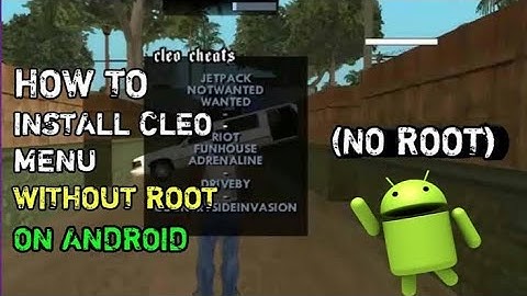 (android)How to install cleo mod on gta sa[without root]