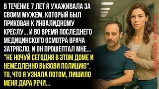 картинка: 7 ЛЕТ Я УХАЖИВАЛА ЗА МОИМ ПАРАЛИЗОВАННЫМ МУЖЕМ, И ПРИ ПОСЛЕДНЕМ ОСМОТРЕ ВРАЧ В ШОКЕ ПРОШЕПТАЛ МНЕ...