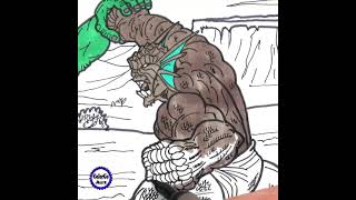 ABOMINATION Coloring MARKER, Epic Hulk Fight Coloring Pages, Satisfying Coloring #35, #Shorts ABOMINATION Coloring MARKER, Epic Hulk Fight Coloring Pages, Satisfying Coloring #35, #Shorts