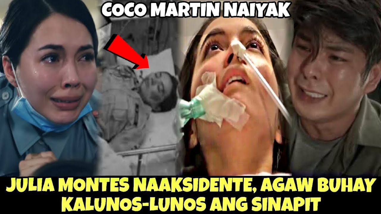 JULIA MONTES NAAKSIDENTE HABANG NASA TAPING AGAW BUHAY! KALUNOS-LUNOS ANG SINAPIT,COCO MARTIN NAIYAK