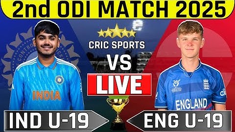 Live India U19 vs England U19 Match-2 | Ind U19 vs Eng U19 Live | Today Live Cricket Match | Cricket