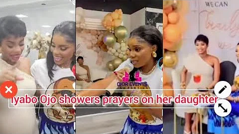 The moment Iyabo Ojo released strong prayers on her daughter Priscilla