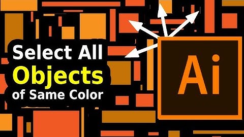 How to Select All Objects of the Same Color in Illustrator