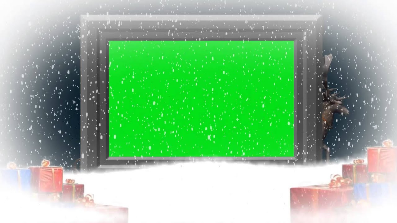 Merry Christmas - green screen effect - YouTube