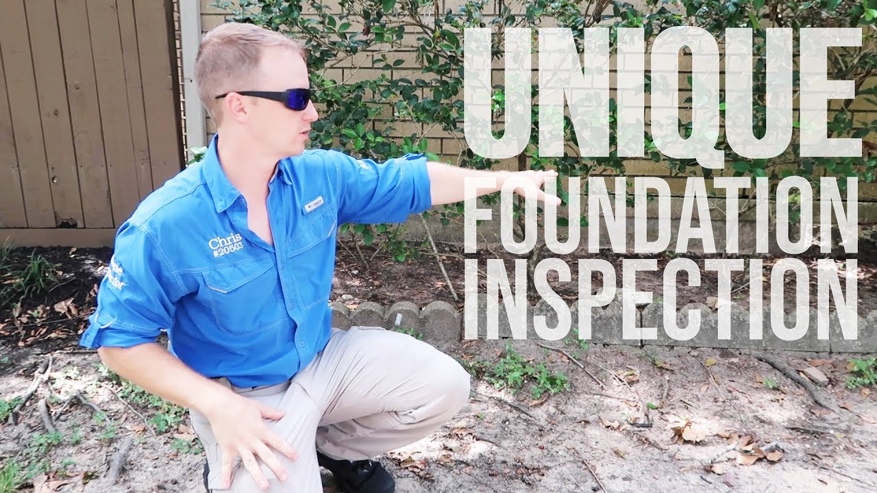 Unique Foundation Inspection The Houston Home Inspector YouTube