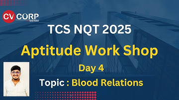 TCS NQT - Day 4 - Blood Relations