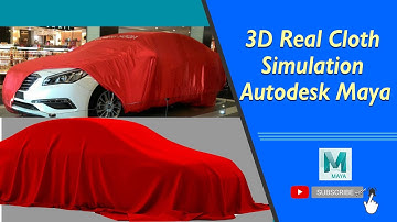 How to Make a 3D Real Cloth simulation in Maya