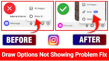 Instagram chat draw doodle option not showing problem 2025 | Instagram draw option not showing