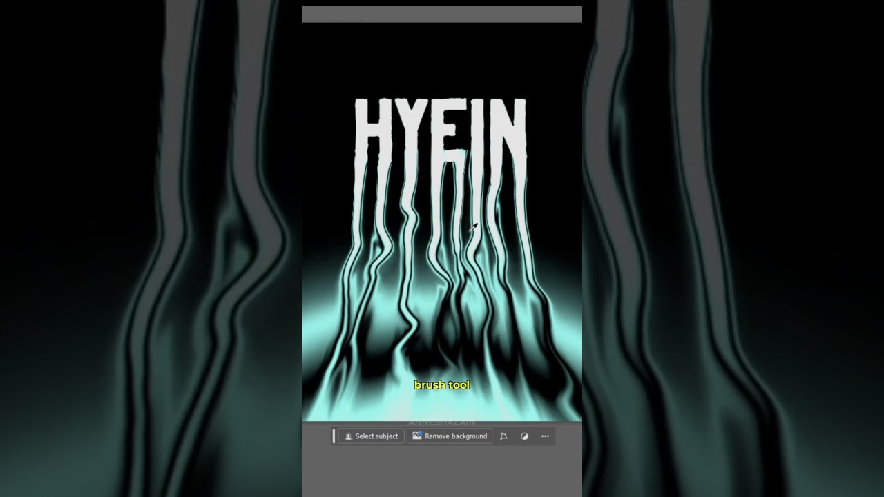 Tutorial liquid text adobe photoshop 