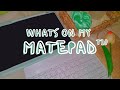 what's on my matepad t10 : note taking, google, school, editing, etc. | An; Ferrer