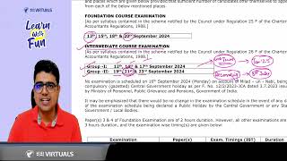 September Exams Datesheet is OUT | CA Inter & Foundation Exams | CA Shubham Keswani (AIR 8)