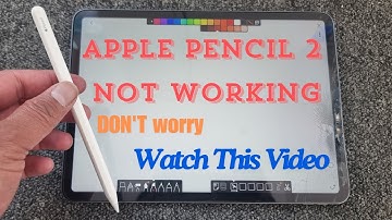 How to Fix Apple Pencil 2 Not Working | apple pencil 2 connected but not working