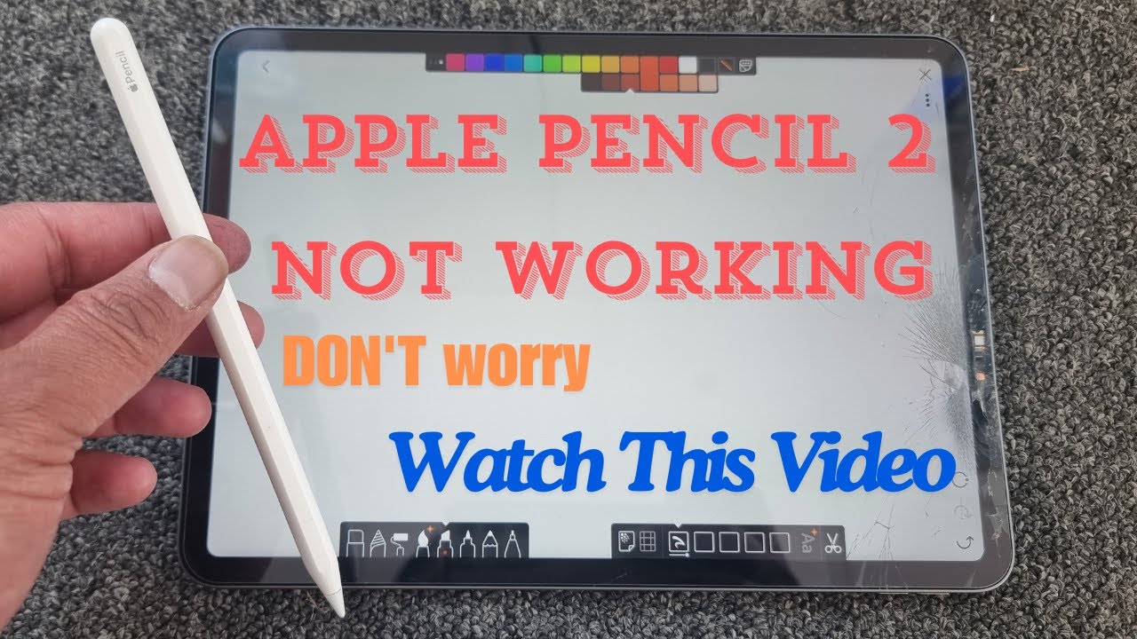 How to Fix Apple Pencil 2 Not Working | apple pencil 2 connected but ...
