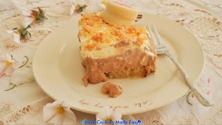 Tsoureki with Chocolate Cream Fridge Sweet - Γλυκό Ψυγείου Τσουρέκι Τούρτα Σοκολάτα