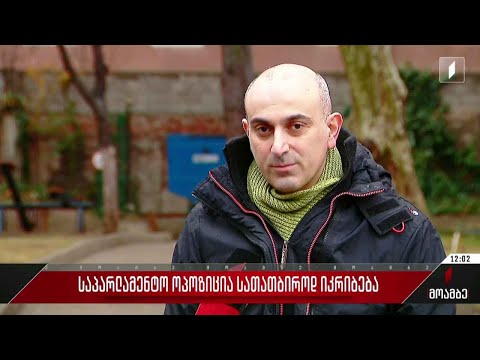 საპარლამენტო ოპოზიცია სათათბიროდ იკრიბება