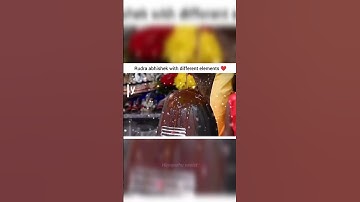 Rudra abhishek with different elements and their meanings #mahadev #mahakal #shiva