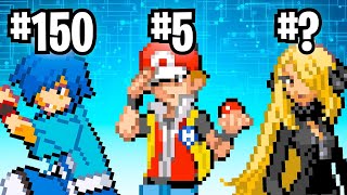 Ranking Every Trainer, but Pokémon Levels are The Same!