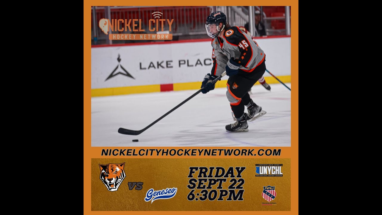 Buffalo State vs Geneseo (AAU College Hockey) YouTube