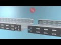 Vergokan clickable cable tray