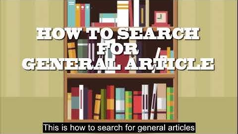 HOW TO USE SCIENCE DIRECT