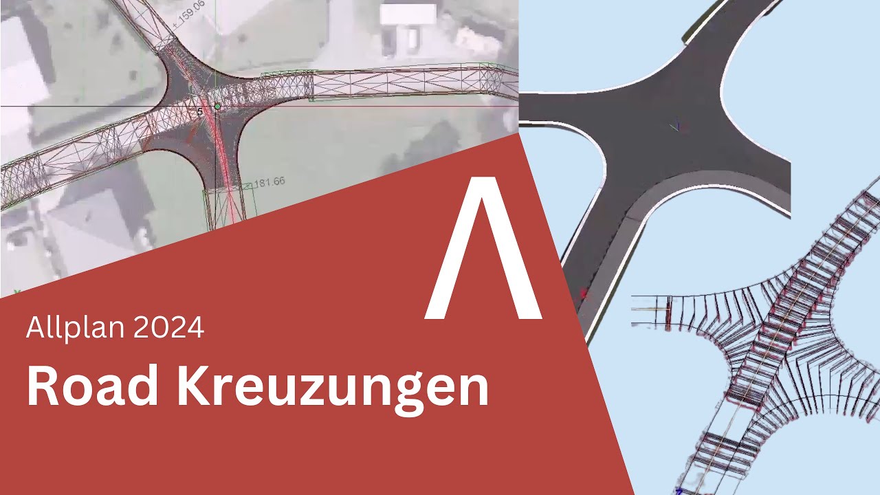 Allplan 2024 Features: Road Kreuzungen - YouTube